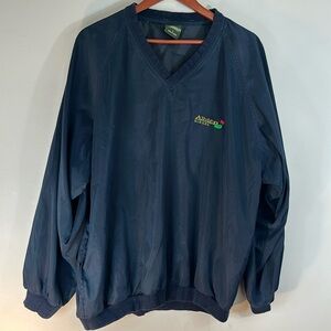 Weatherproof navy blue the pull over windbreaker Albion Ridges size L